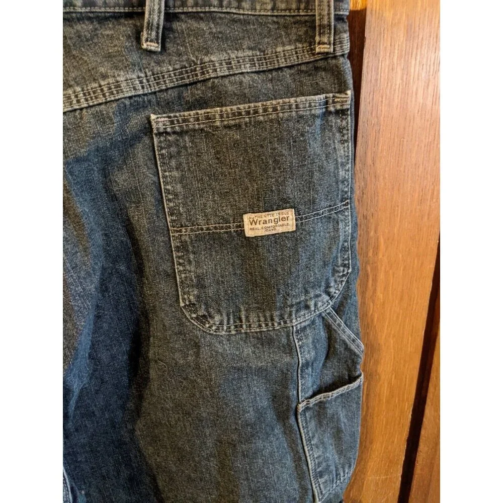 Wrangler Real Comfortable Carpenter Jean Shorts Size 42 Authentic Issue Mens - Picture 4 of 6